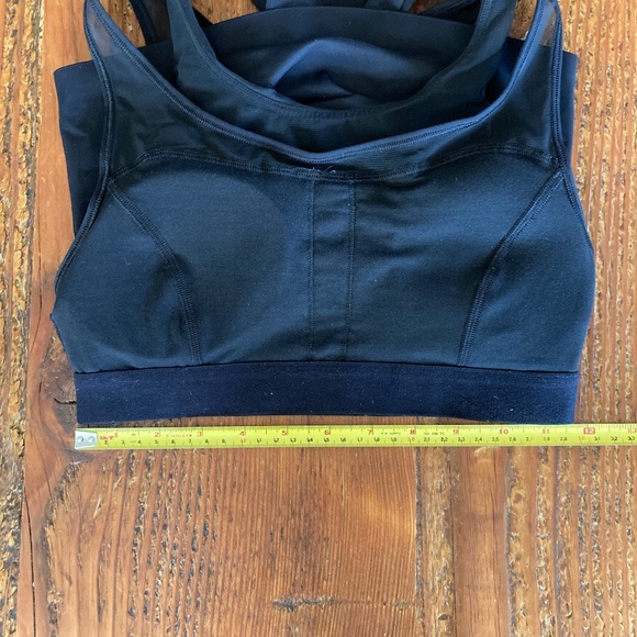 Lululemon Break Free Tank with Mesh Fabric Bra Size 4 in Black Nulux - Picture 7 of 11